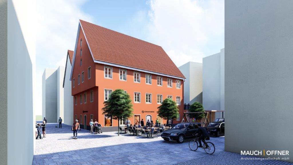 Herberge Baerenschenke Messkirch Bagian luar foto